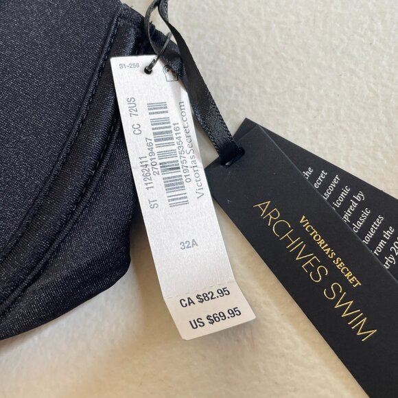 Victoria's Secret Archives Push-up Banded Bikini Top Size 32A - Picture 10 of 16